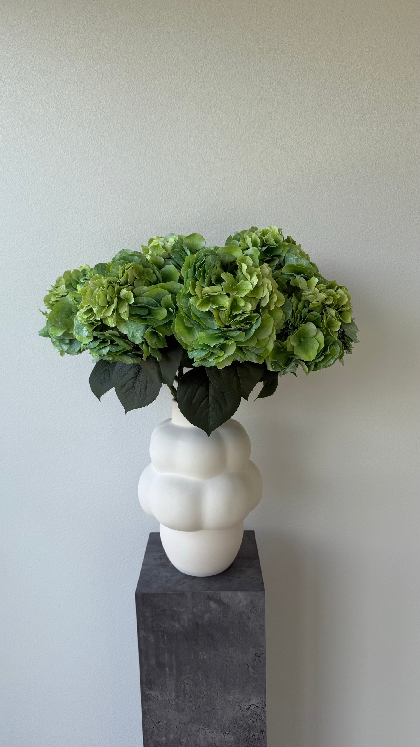 Grøn hortensia buket
