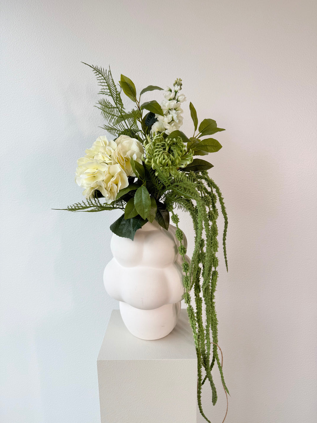 Klassisk hvid og grøn