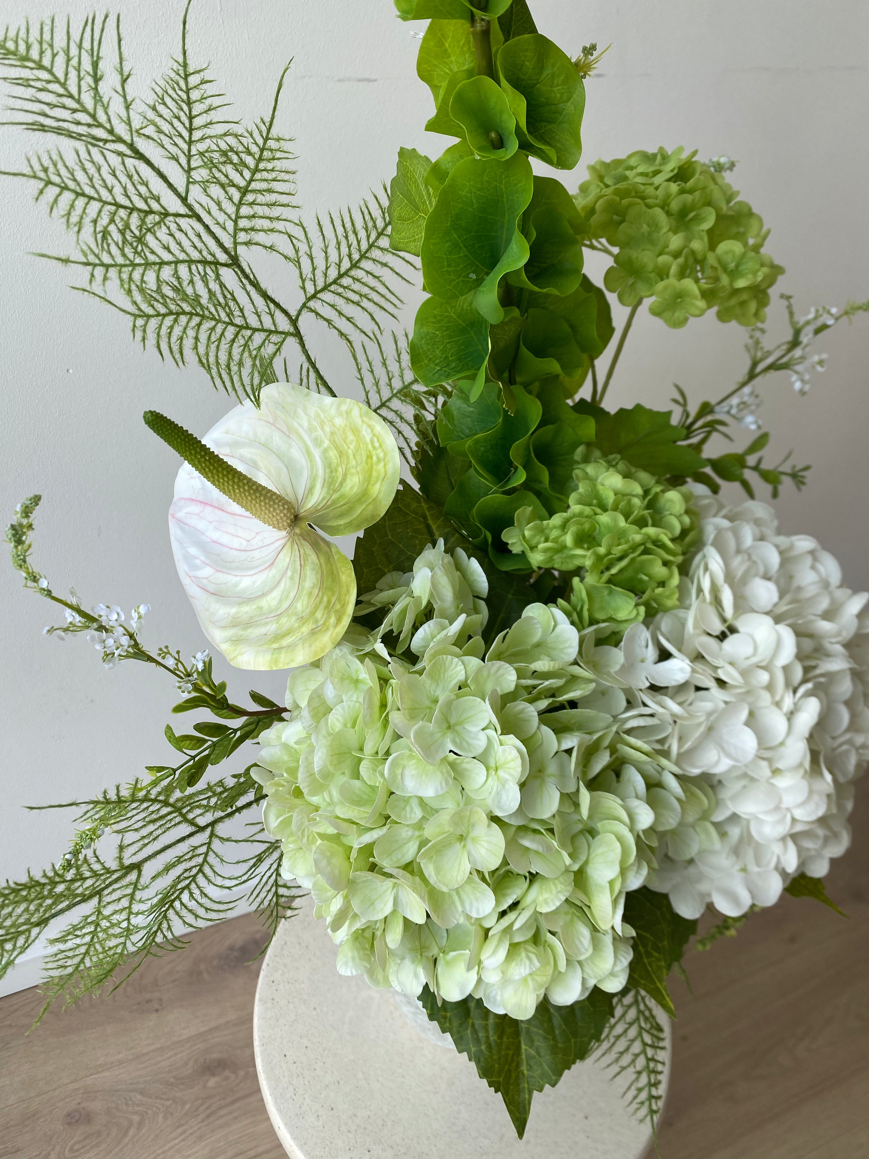 Green & White