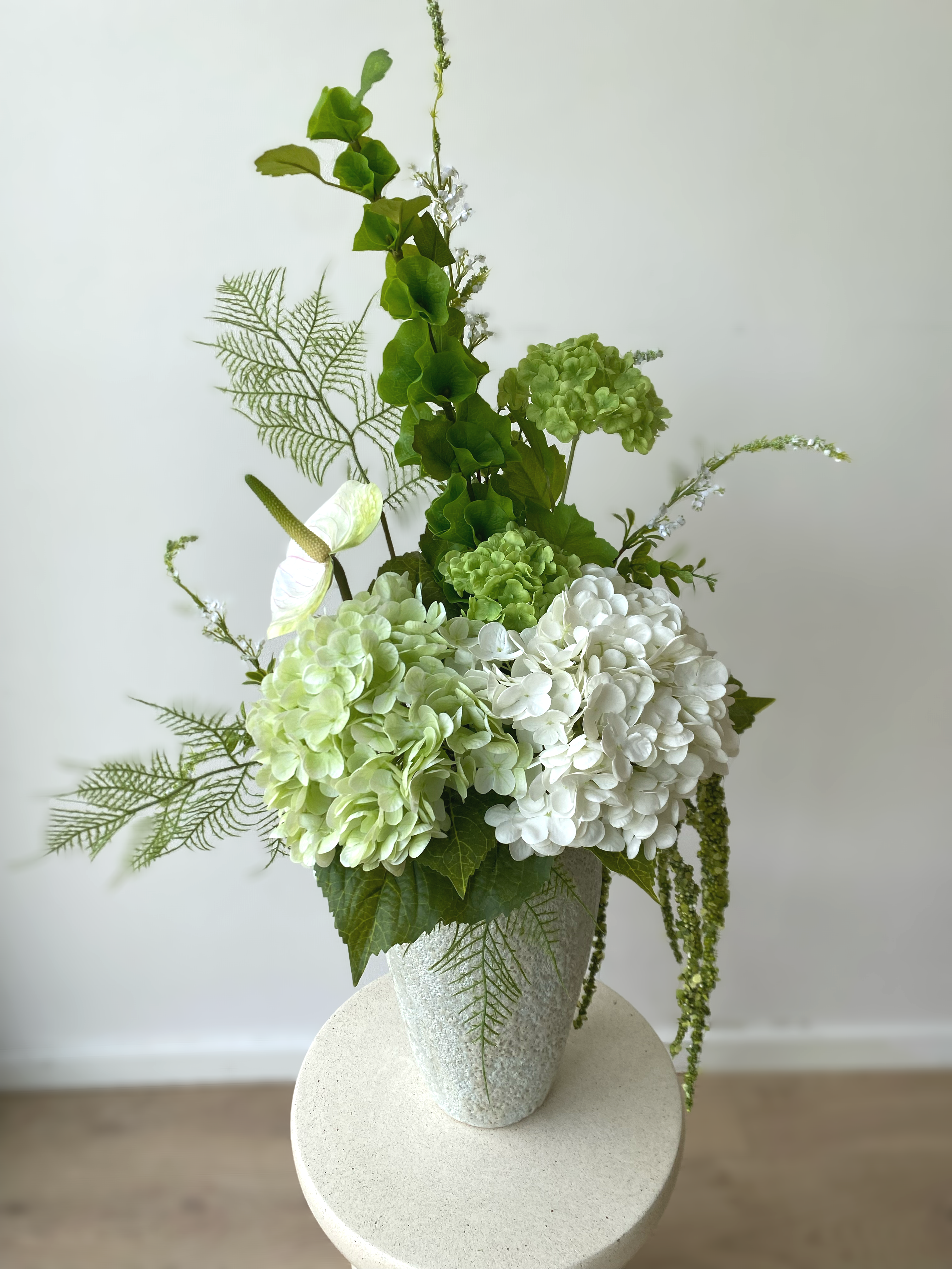 Green & White